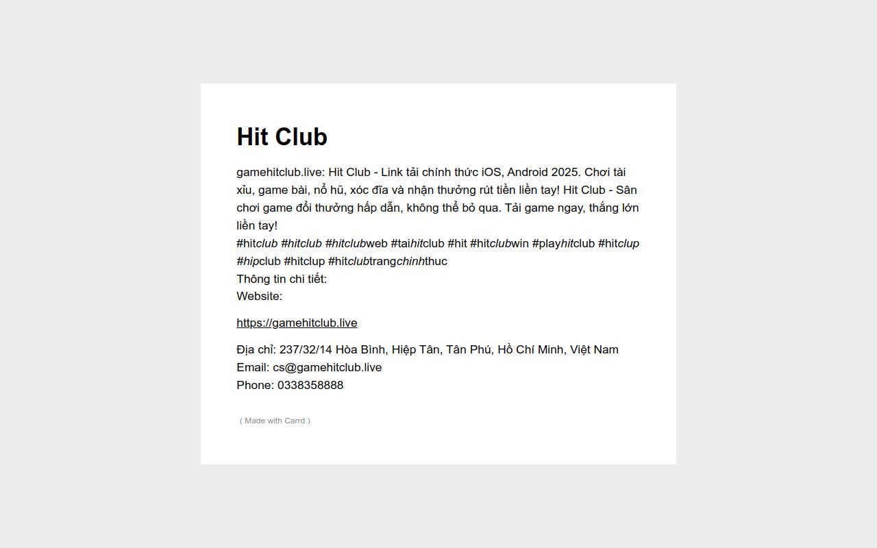 Khám Phá Link Tài Hit Club - Nơi Giao Lưu Âm Nhạc Đỉnh Cao